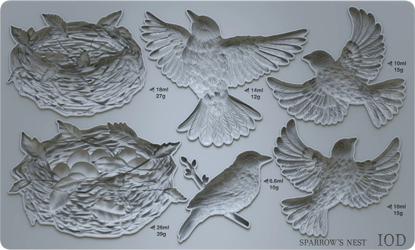 Silikona forma Sparrows Nest - Spring 2025 IOD