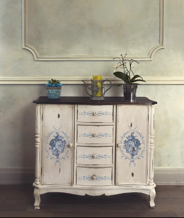 ИНКРУСТАЦИЯ КРАСКОЙ "TROMPE LŌEIL BLUE"