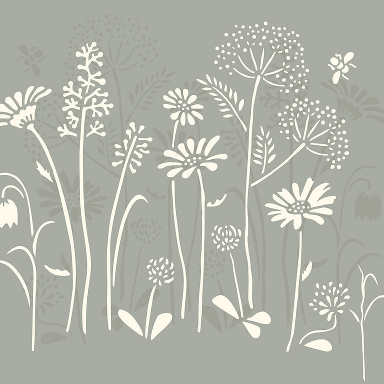 Stencil MEADOW FLOWERS A3