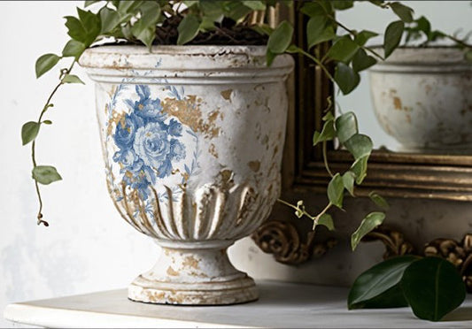 ИНКРУСТАЦИЯ КРАСКОЙ "TROMPE LŌEIL BLUE"