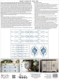 ИНКРУСТАЦИЯ КРАСКОЙ "TROMPE LŌEIL BLUE"