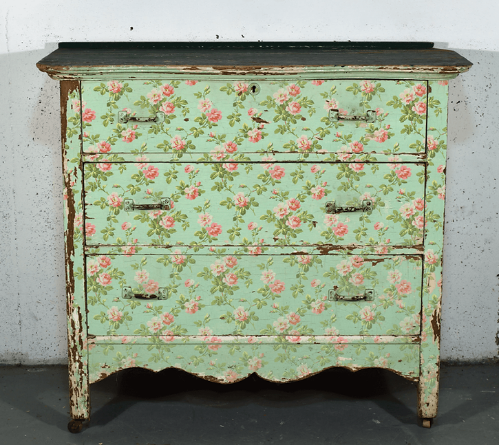 PAINT INLAY "ROSE CHINTZ"