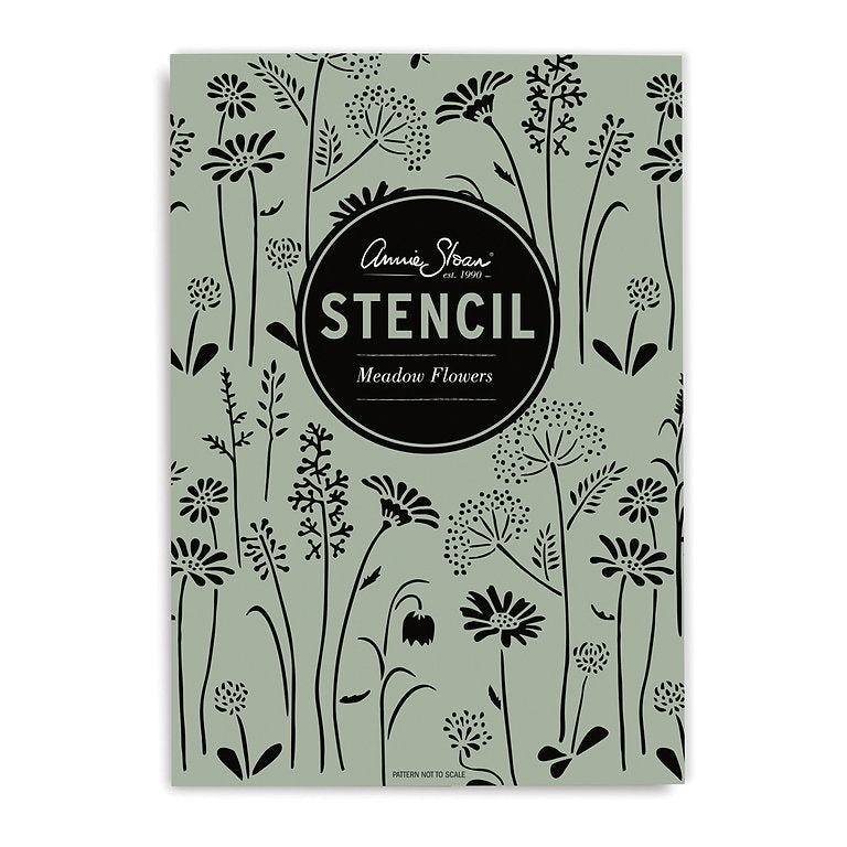 Stencil MEADOW FLOWERS A3