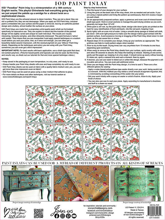 PAINT INLAY "PARADISE"