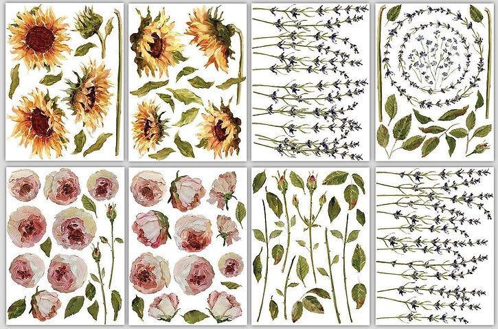 Transfer "Painterly Florals"