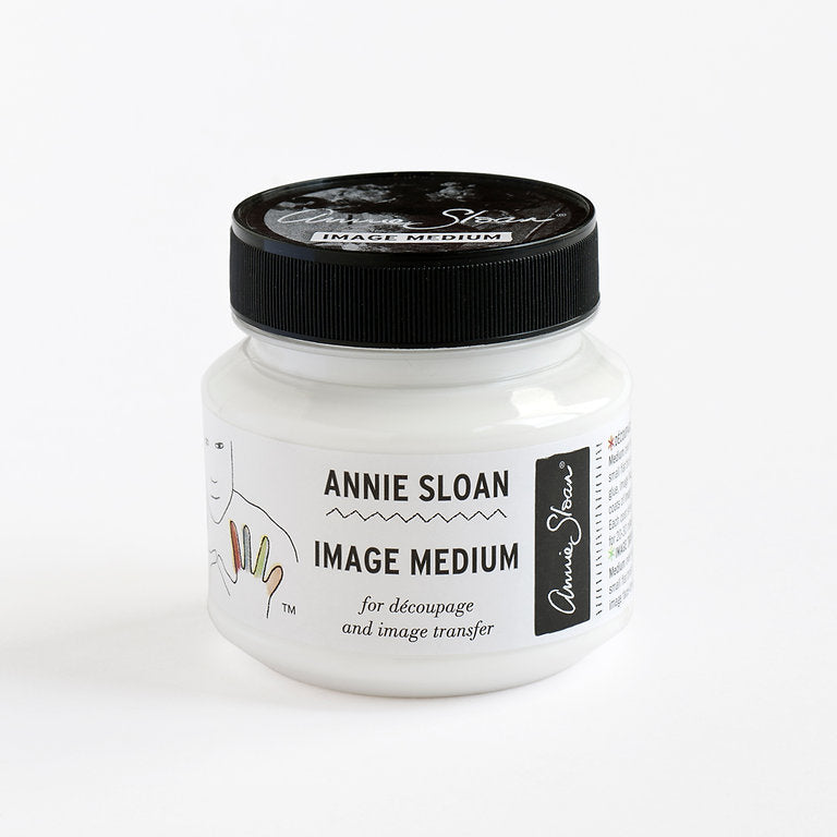 Image Medium, varnish and glue