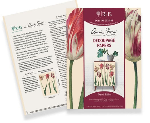 Decoupage paper Annie Sloan DUTCH TULIP