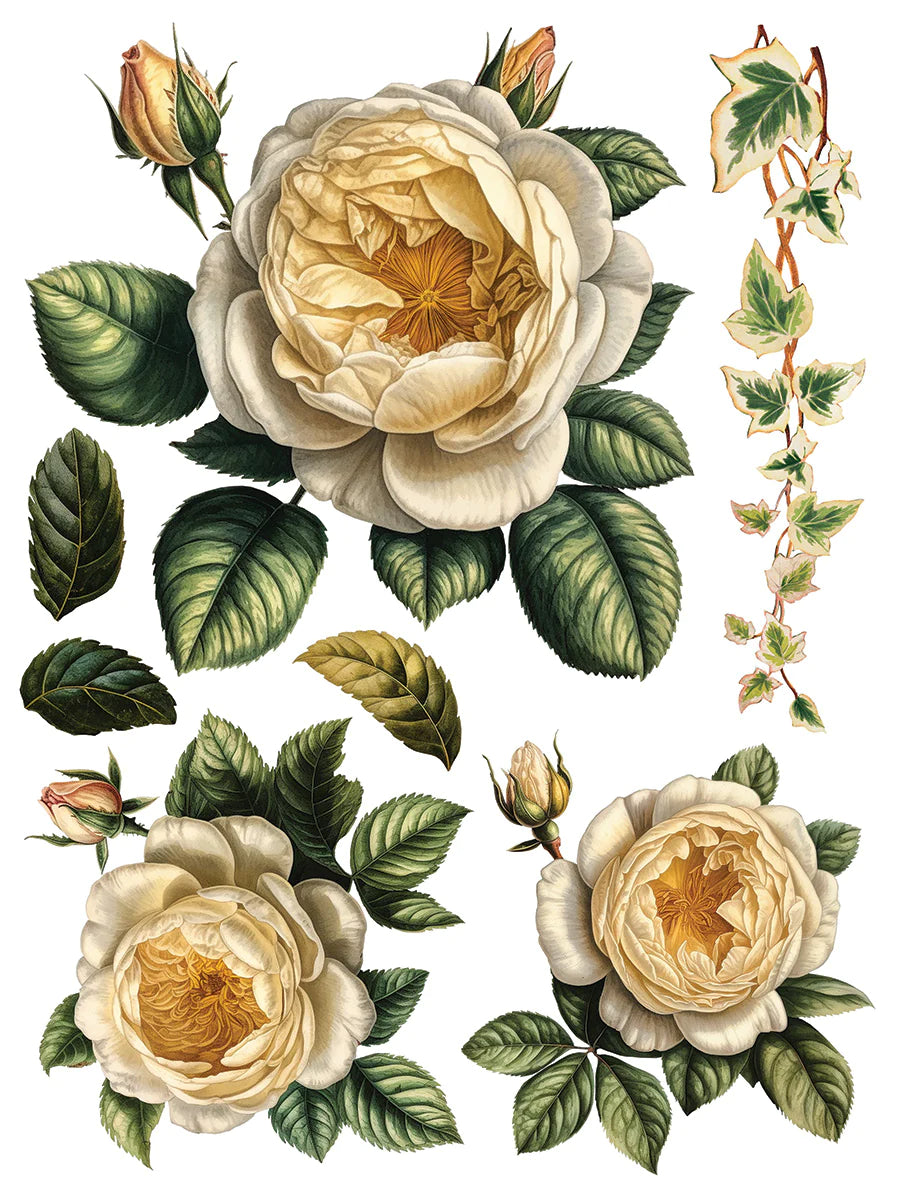 Transfer COLLAGE DE FLEURS IOD