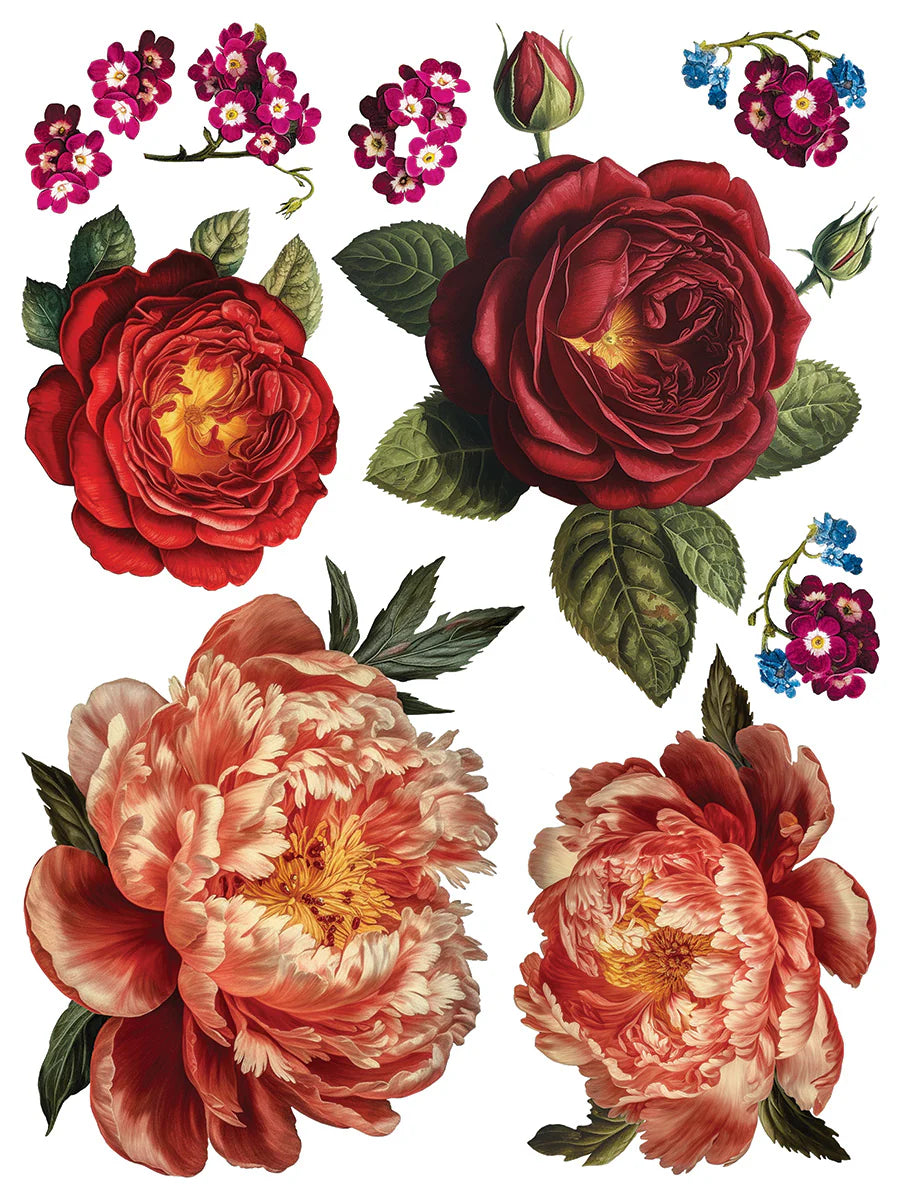 Transfer COLLAGE DE FLEURS IOD