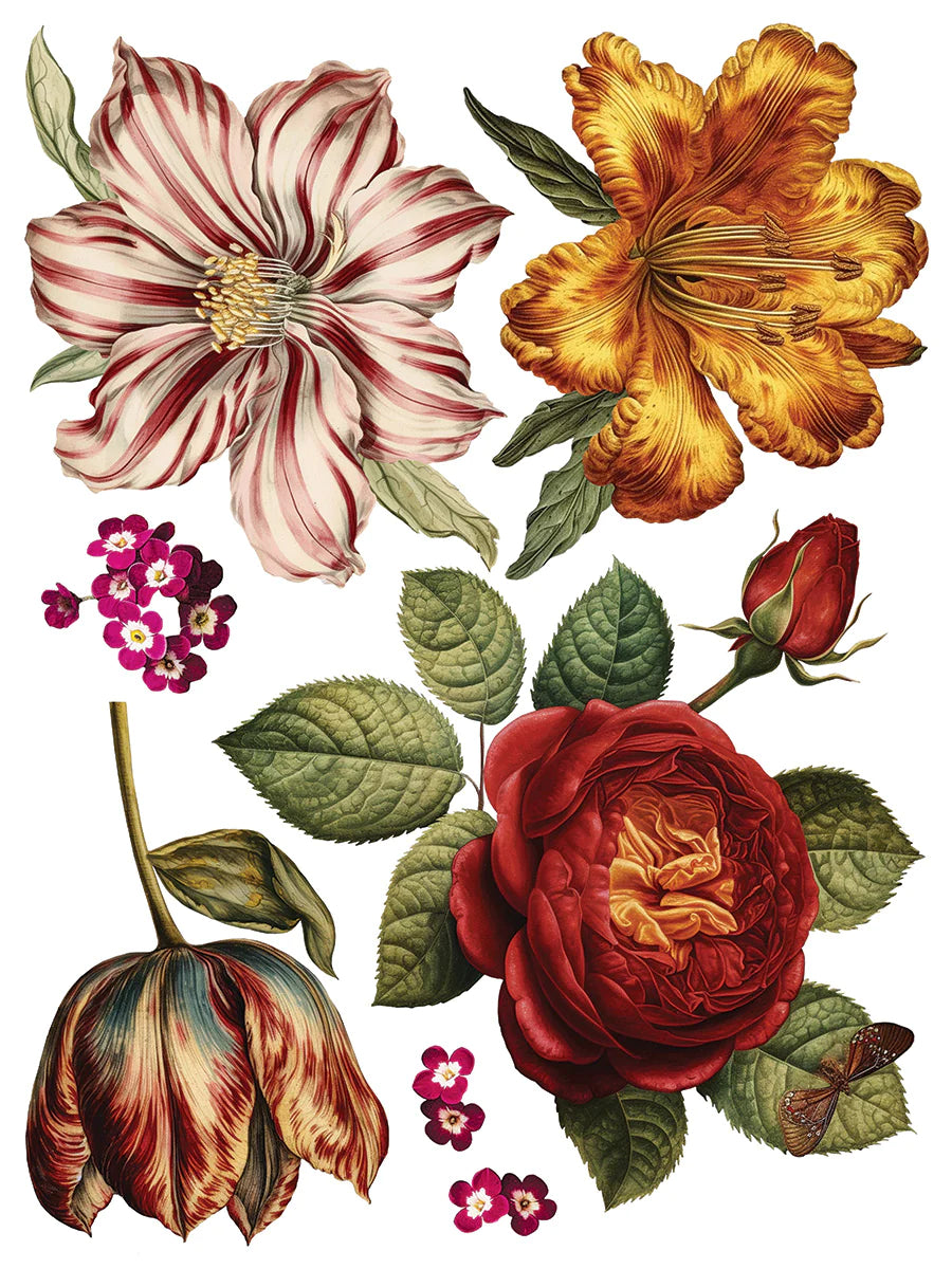 Transfer COLLAGE DE FLEURS IOD