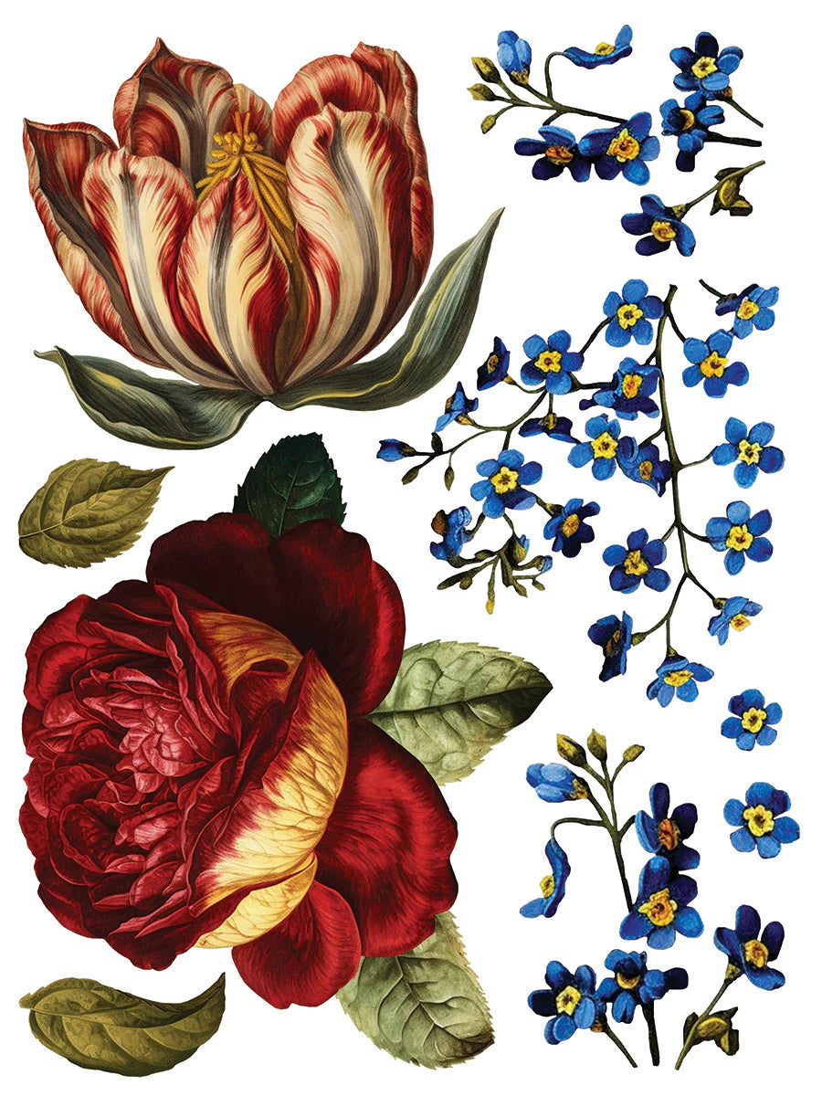 Transfer COLLAGE DE FLEURS IOD