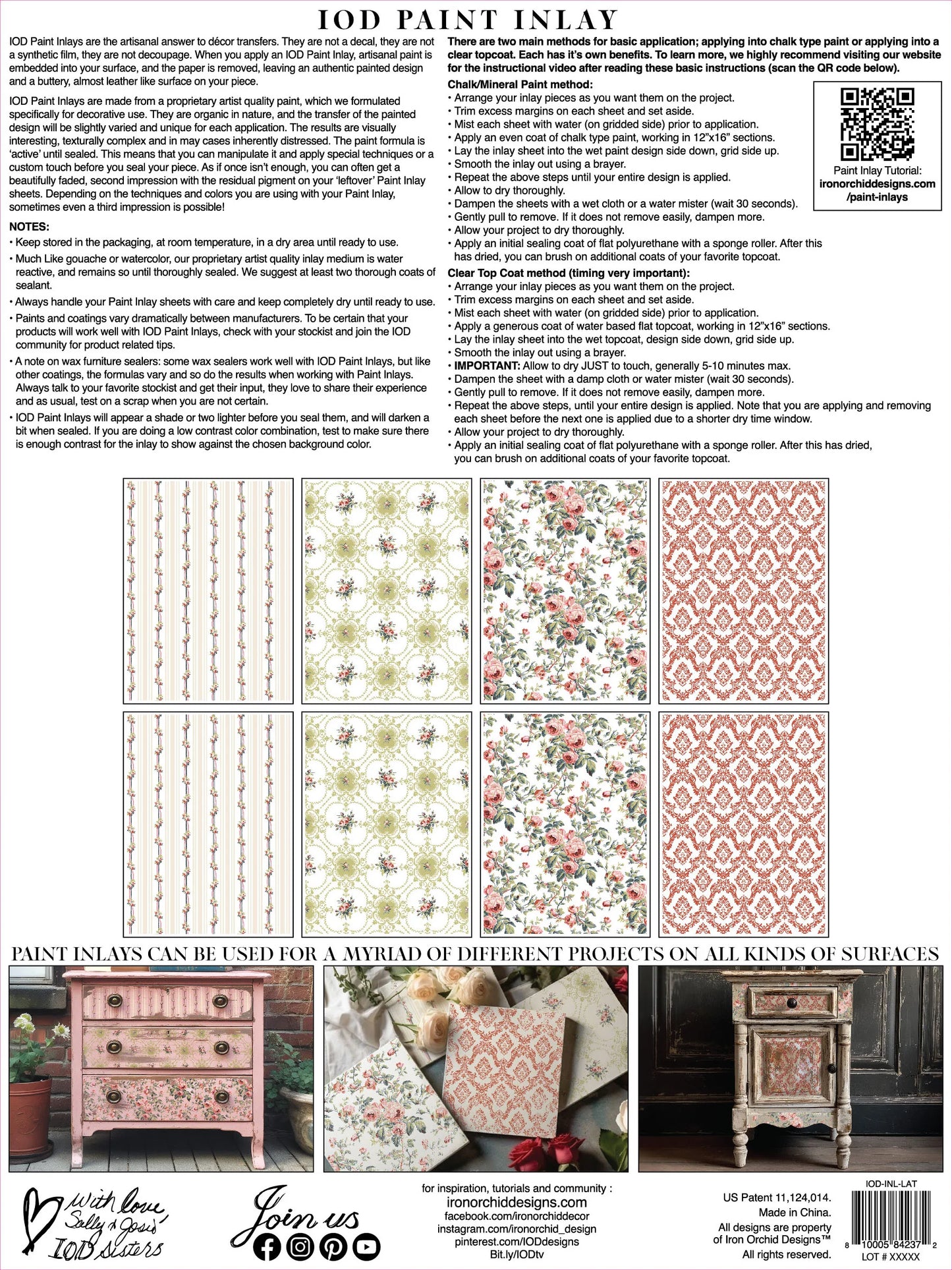 Трансфер "LATTICE ROSE" IOD