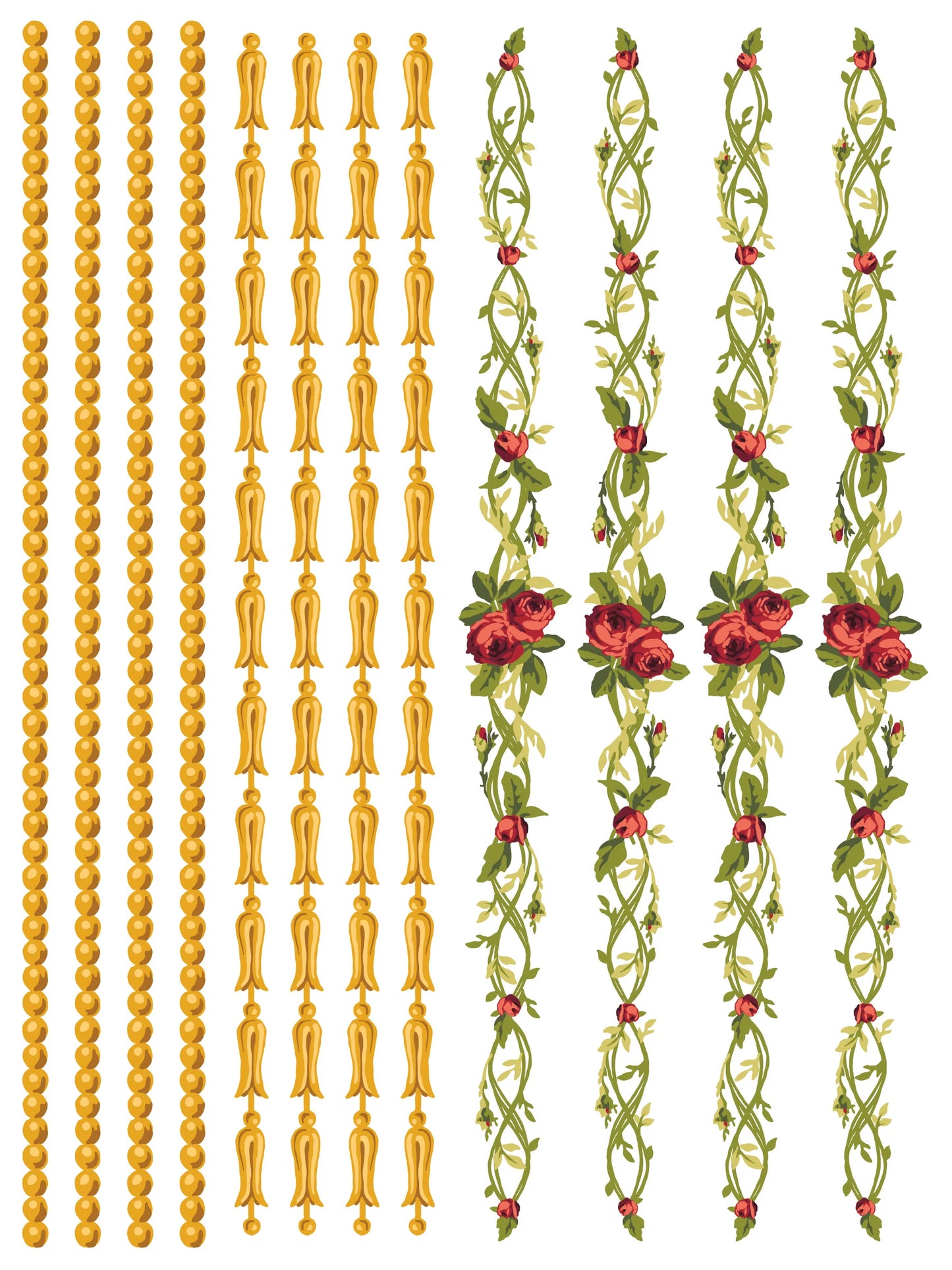 Трансфер "PETITE FLEUR RED" IOD