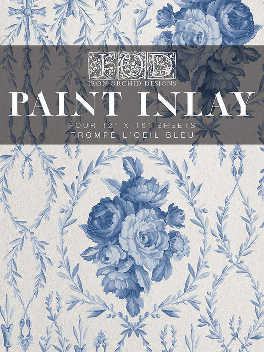 PAINT INLAY "TROMPE L'OEIL BLUE"