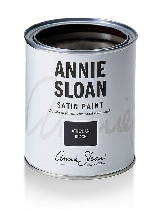 Athenian Black Annie Sloan Satin Paint krāsa 750ml